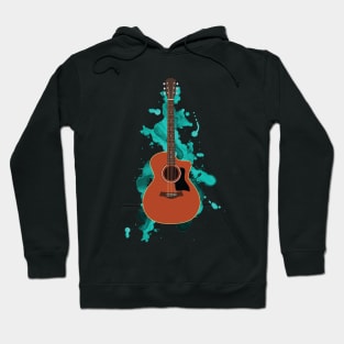 Auditorium Style Acoustic Guitar All Mahogany Hoodie